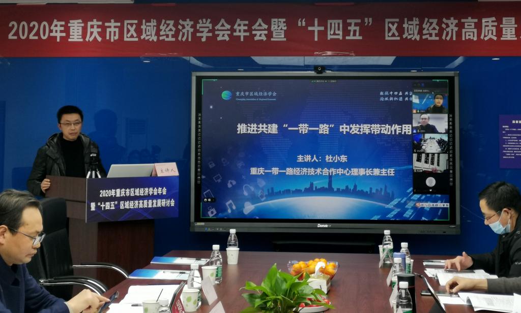 会议由重庆市区域经济学会会长文传浩教